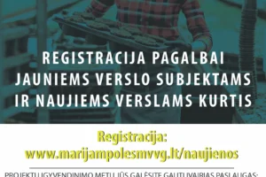 Registracija pagalbai jauniems verslo subjektams ir naujiems verslams kurtis