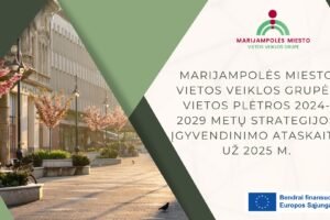 Marijampolės miesto vietos veiklos grupės vietos plėtros 2024-2029 metų strategijos įgyvendinimo ataskaita už 2025 m.